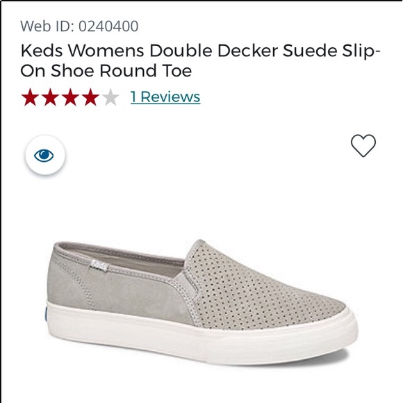 keds double decker gray